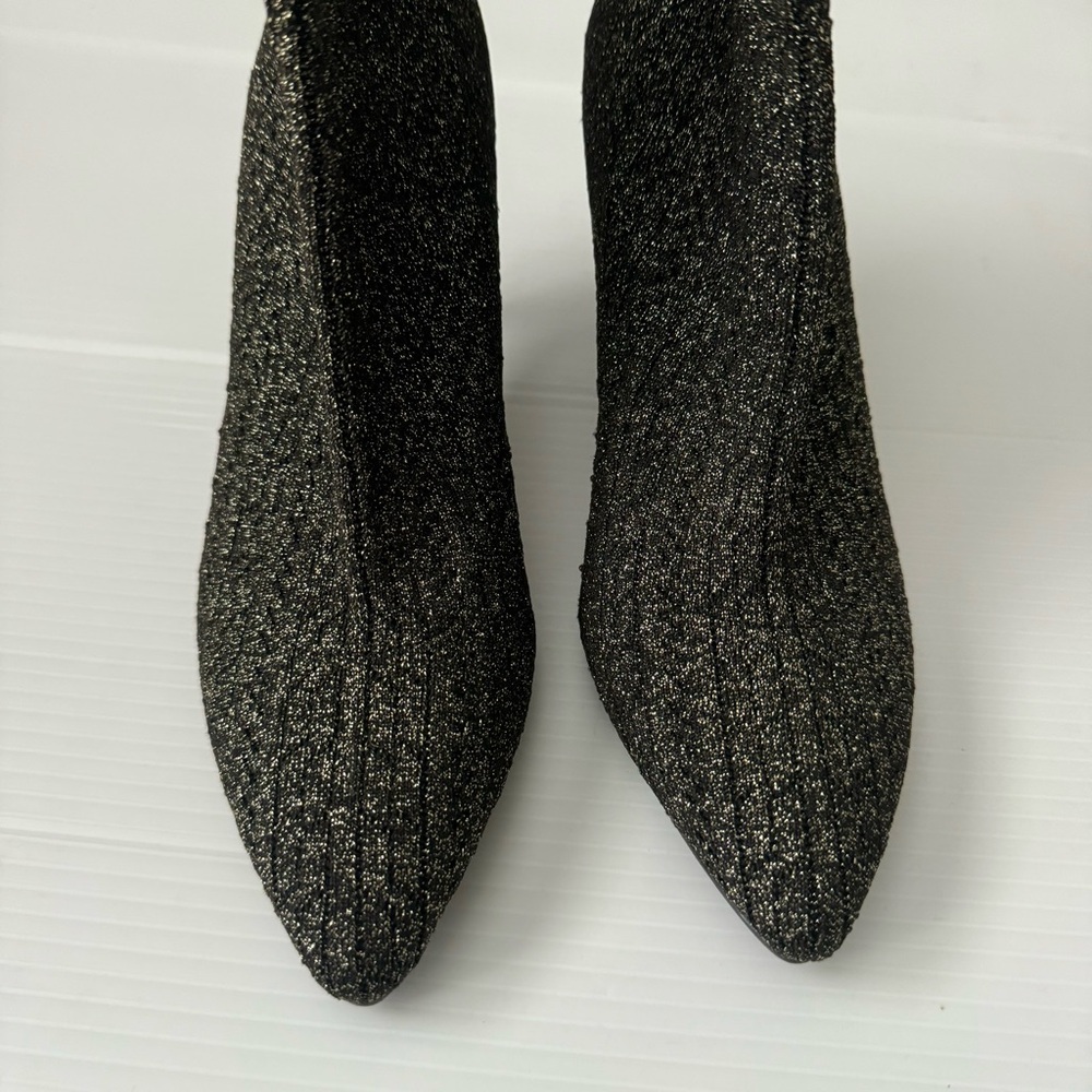 Stuart Weitzman Waverly Sock Knit Ankle Booties Kitten Heel Size 9.5 - Picture 7 of 13